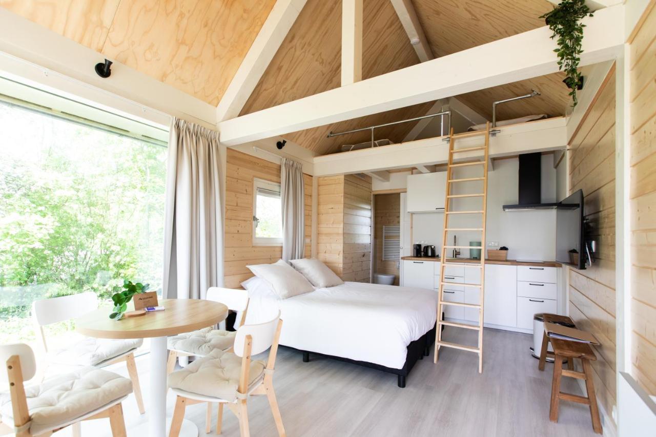 Апартаменты Tiny House - Optioneel Met Hottub Доккум Экстерьер фото